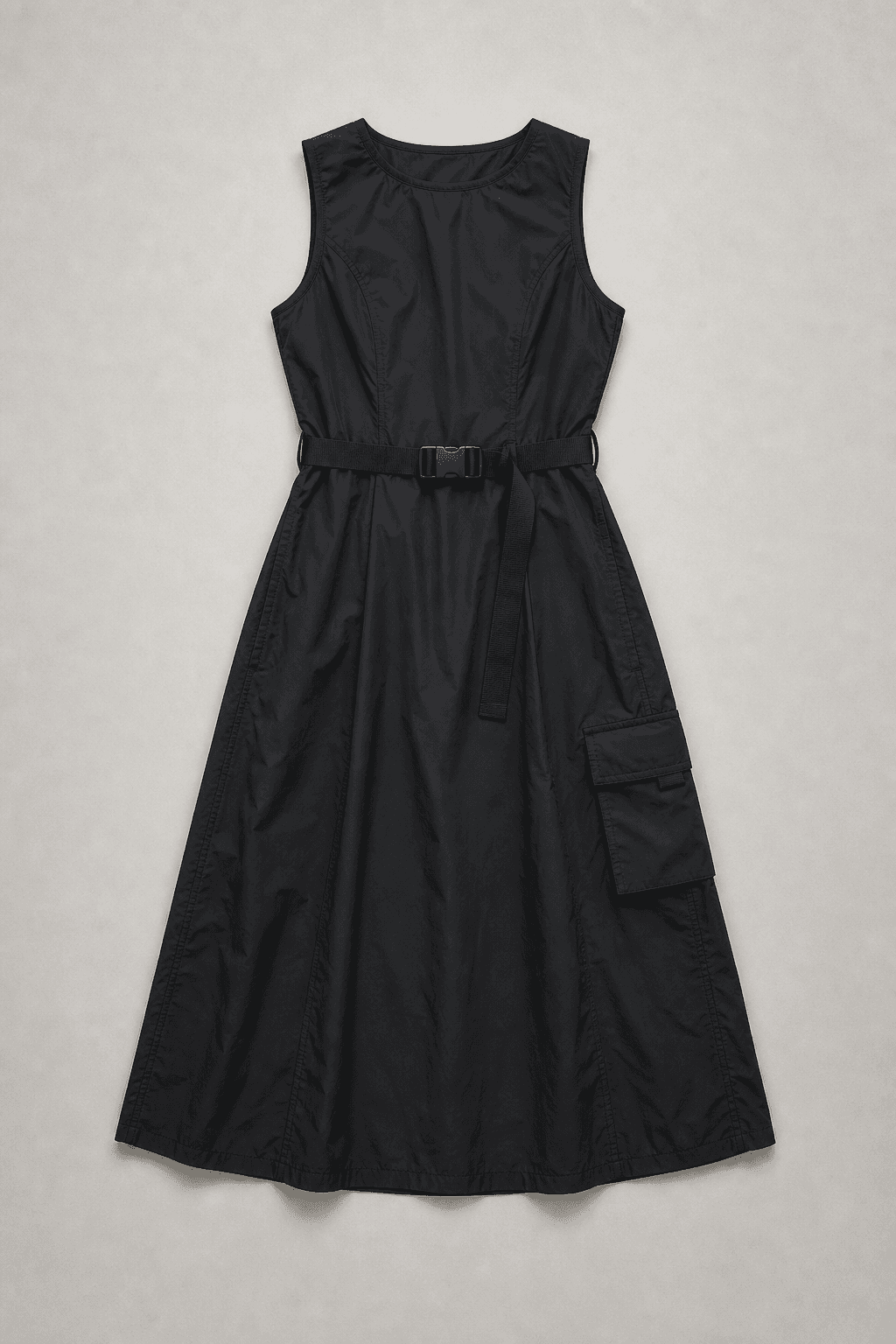 Utility Midi Dress — flat-lay input