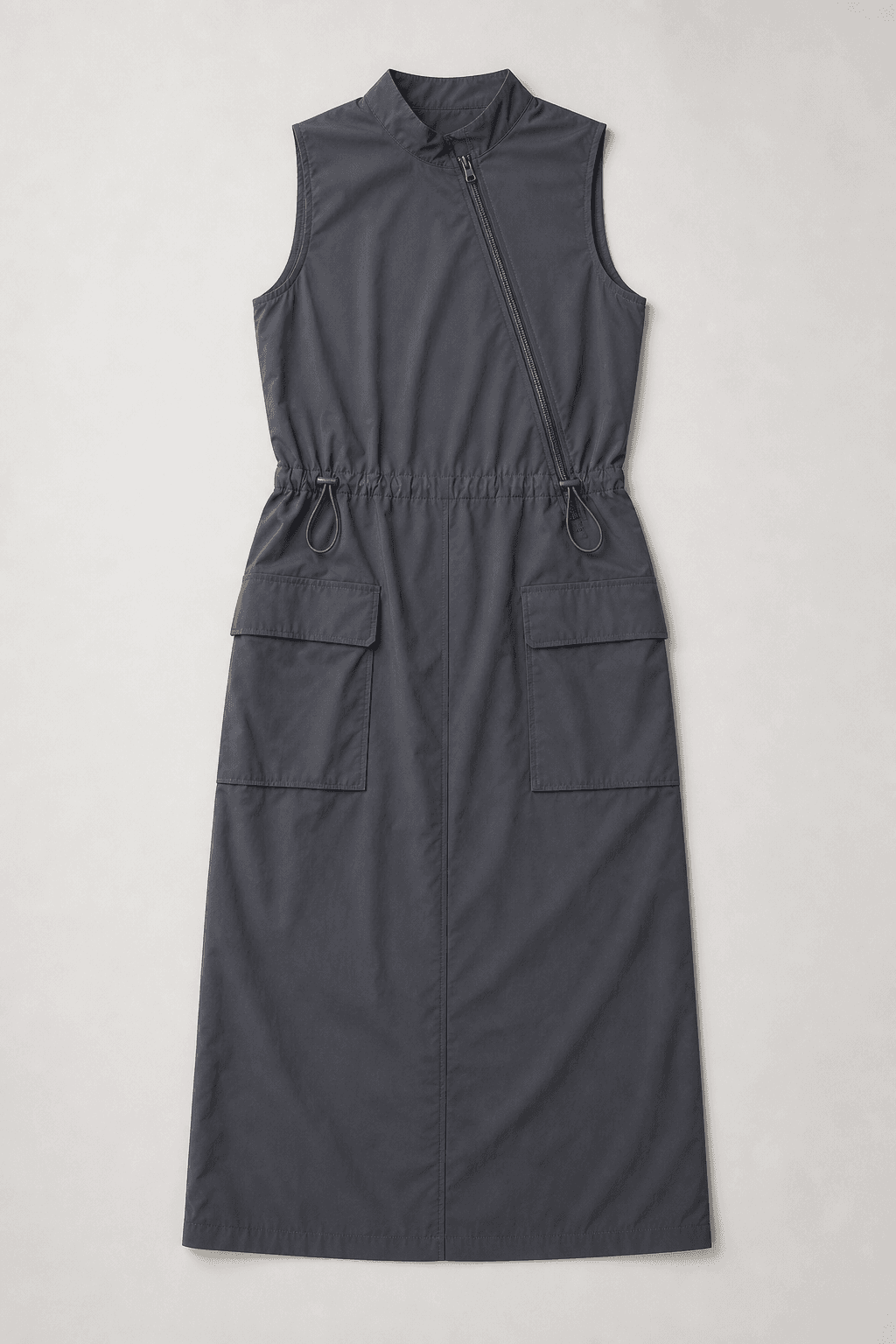 Technical Cargo Dress — flat-lay input