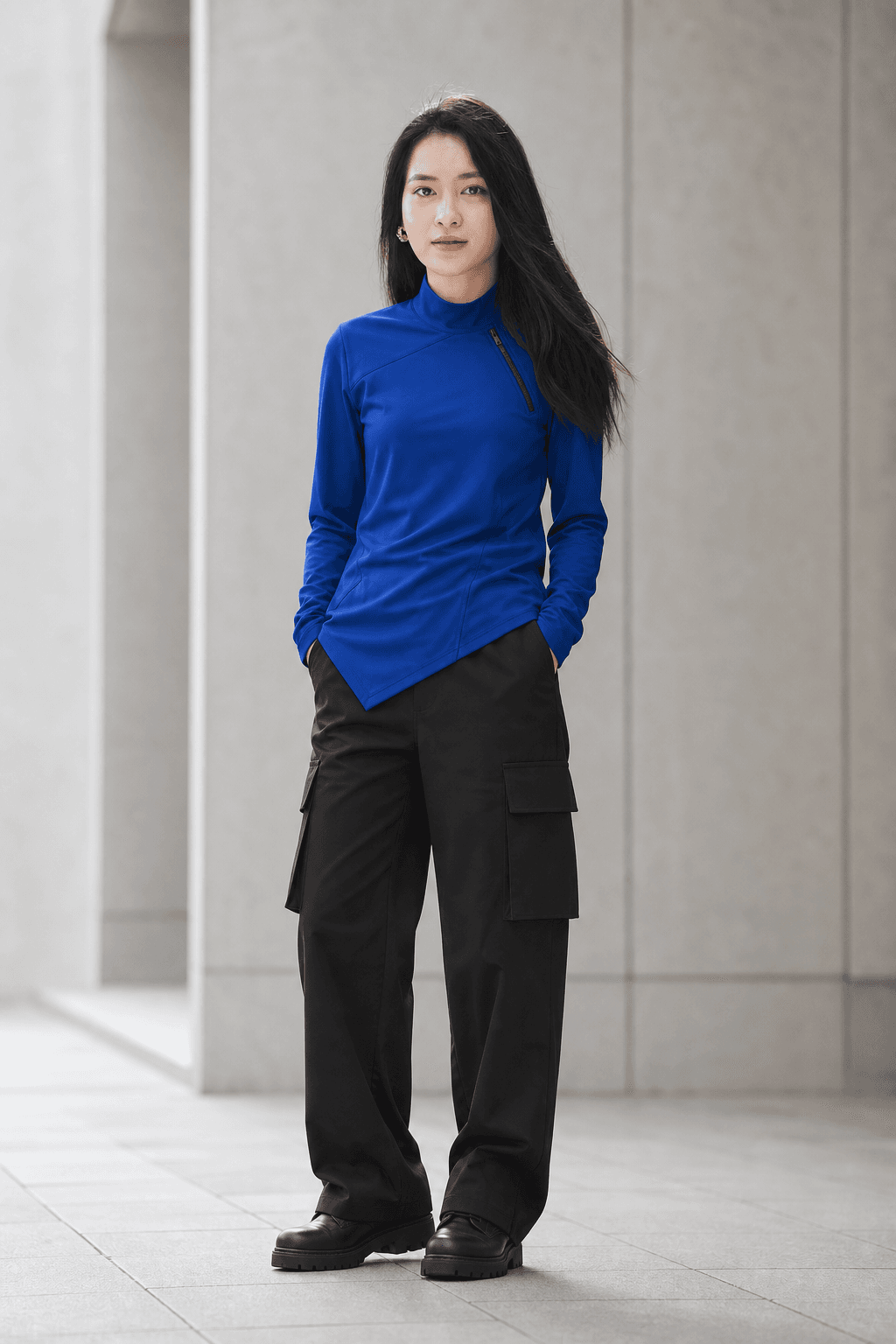 Asymmetric Technical Top — result