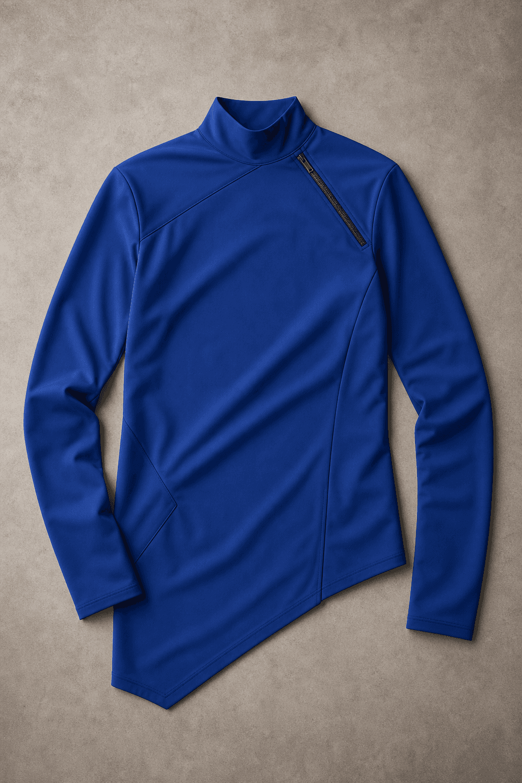Asymmetric Technical Top — flat-lay input