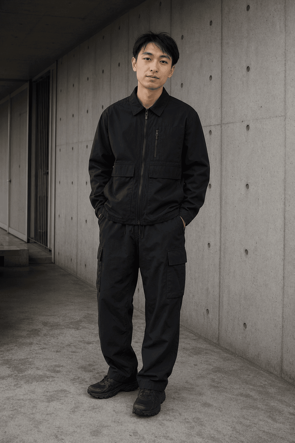 Zip Cargo Overshirt — result