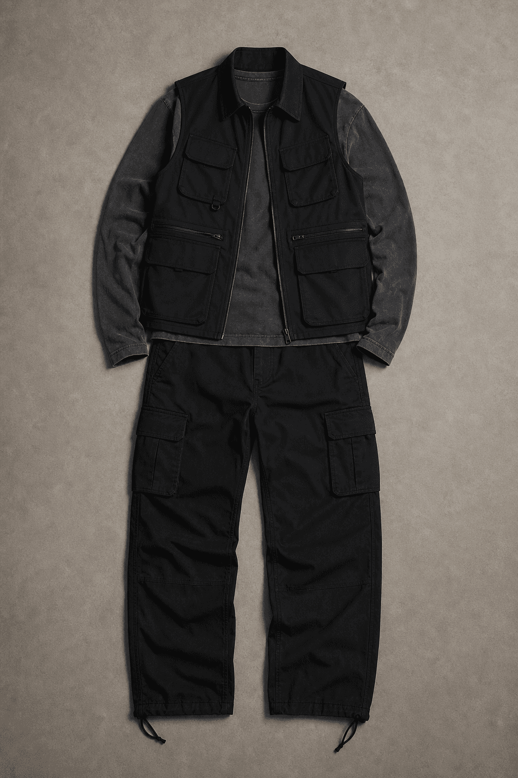 Utility Vest Set — flat-lay input